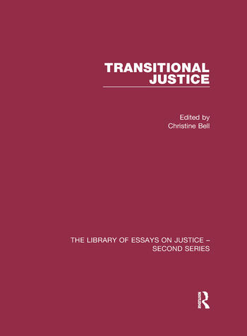 Transitional Justice book cover design