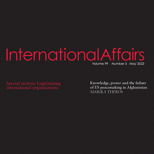 International Affairs journal cover design