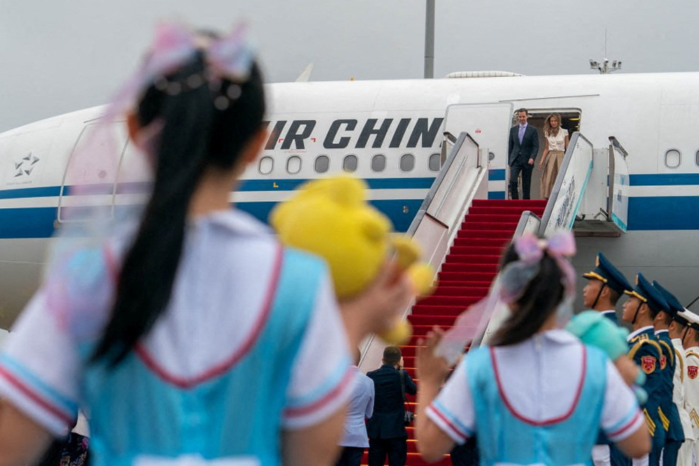 Assad arriving in China in 2023