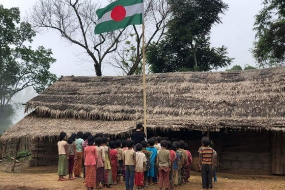 Ta'ang children at school in 2014