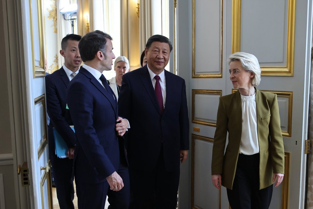 Xi Jinping meets with leaders in France