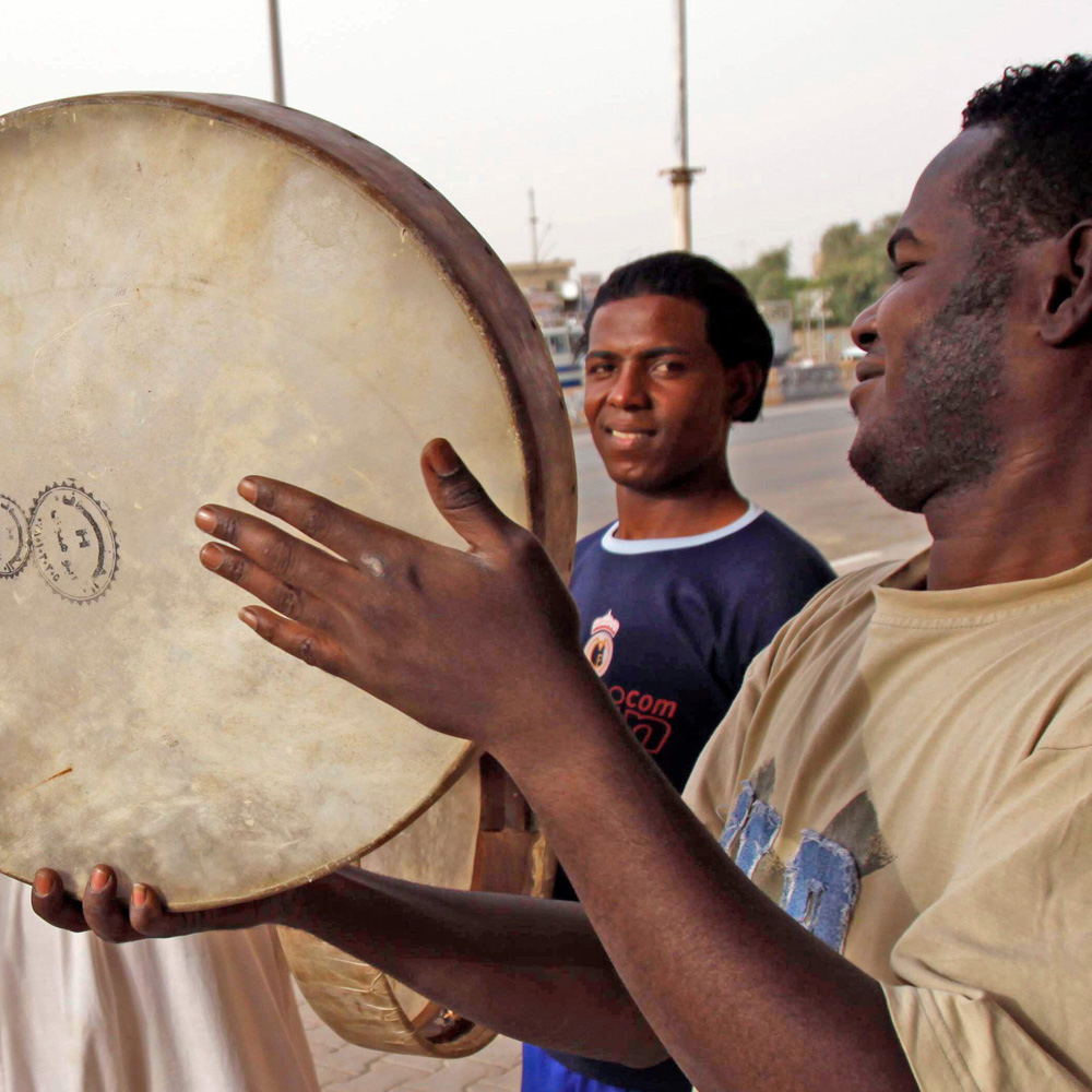 Members of Iraq’s black community celebrate in Basra, Iraq, 2009